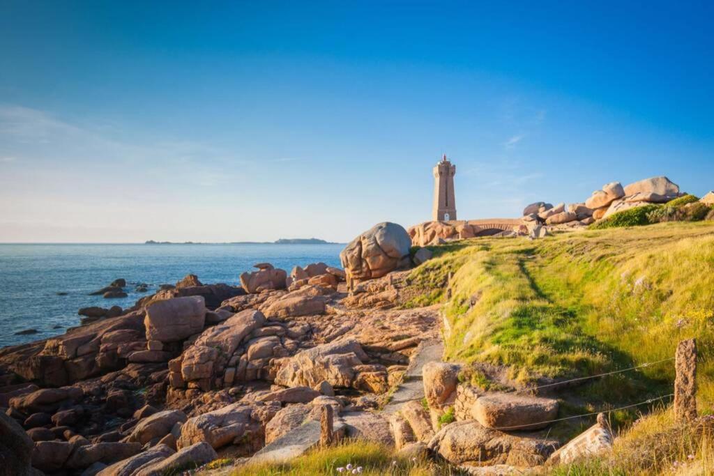 Вилла Le Penty Du Peulven Плестен-ле-Грев Экстерьер фото
